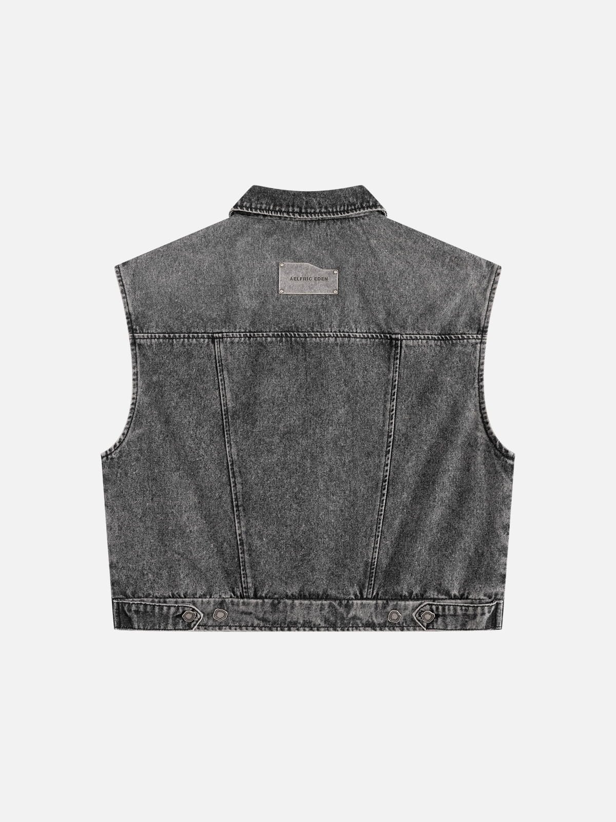 Aelfric Eden Super Boxy Fireman Clasp Denim Vest