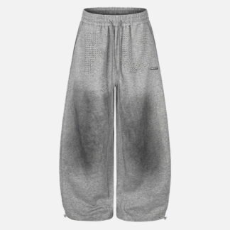 Aelfric Eden Studded Washed Baggy Barrel Sweatpants